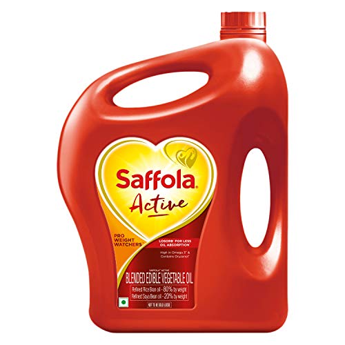 Saffola Active- Pro Weight Watchers Edible Oil- Jar- 5 L