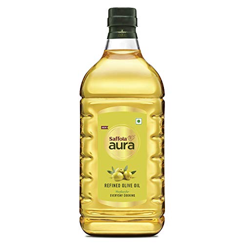 Saffola Aura Refined Olive and Flaxseed Oil- 2L